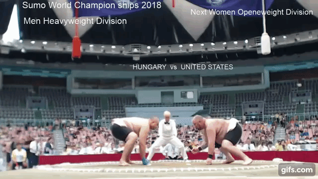 Sumo World Championships 2018 - Shawn Buller - Match 1
