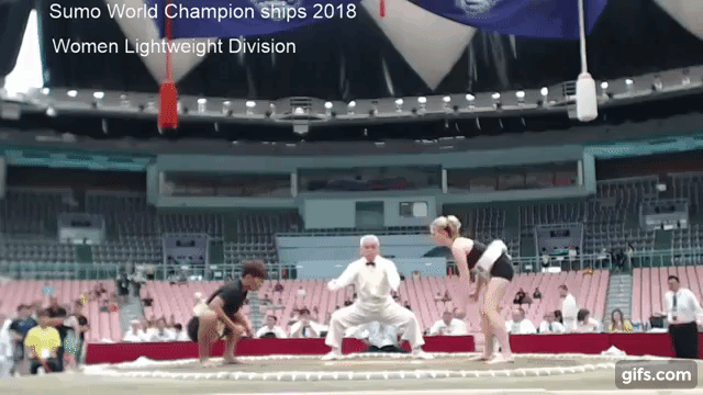 Sumo World Championships - Christina Archetti - Match 1