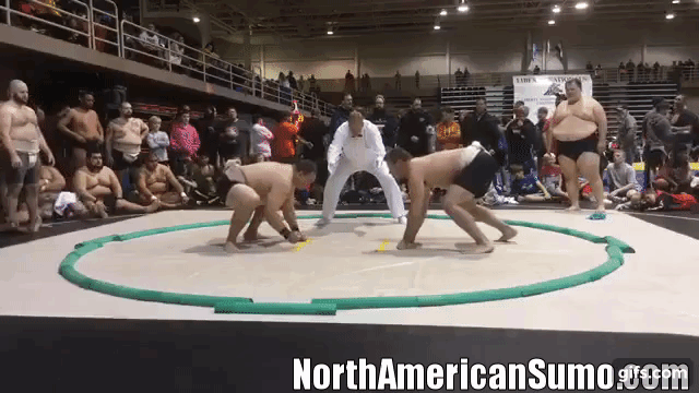 Kena Heffernan vs Jacob Gill 3 - US Sumo Nationals 2019 - Middleweight (actually first match)