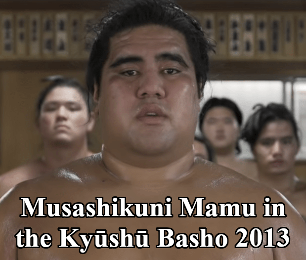 Musashikuni Mamu in the Kyushu Basho 2013