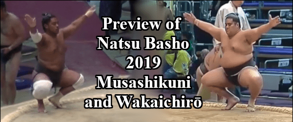 Natsu Basho 2019 - Musashikuni and Wakaichiro Header